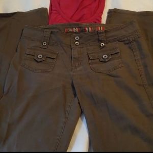 Juniors Sailor StyleWide leg Pants, Size 9